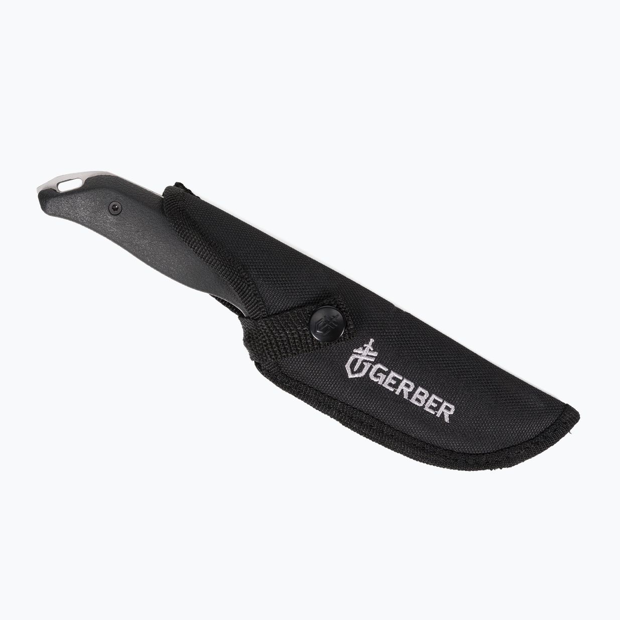 Gerber Moment Fixed Large Drop Point Wandermesser schwarz/silber 31-003617 3