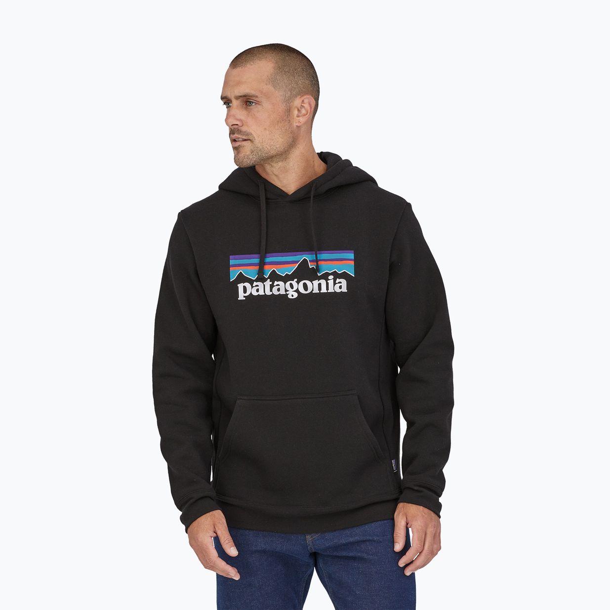 Patagonia P-6 Logo Sweatshirt Uprisal schwarz