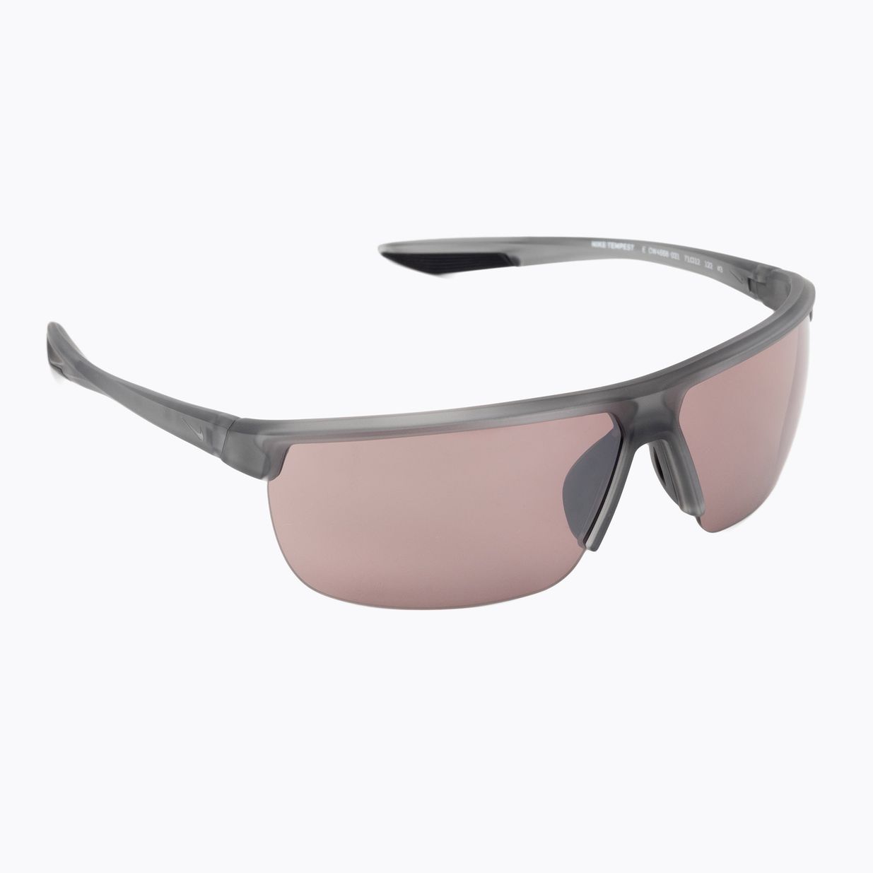 Nike Tempest E Sonnenbrille in mattem Dunkelgrau/Wolfsgrau/Getönte Gläser