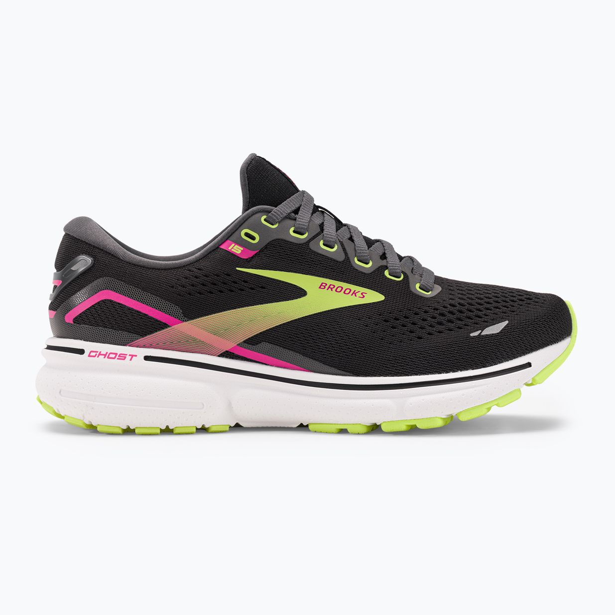 Brooks Ghost 15 Damen Laufschuhe schwarz/ebony/sharp green 2