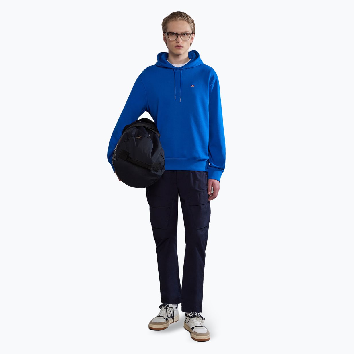 Herren Napapijri Balis H Sum blau lapis Sweatshirt 3