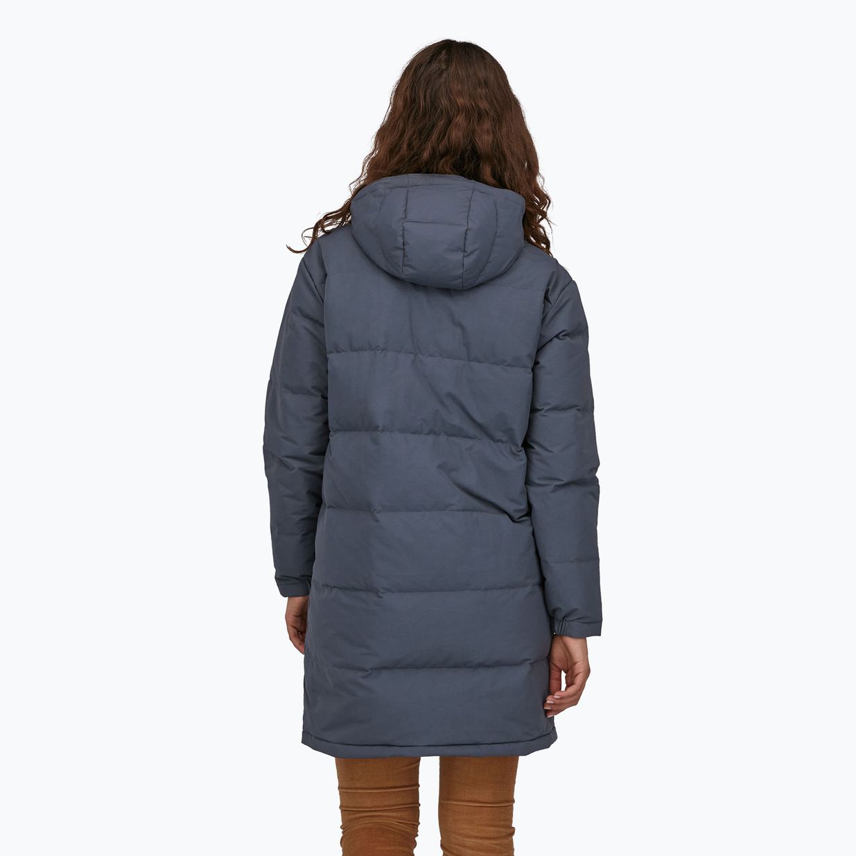 Daunenmantel Damen Patagonia Downdrift Paarka smolder blue 2