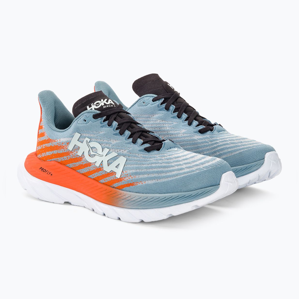 HOKA Herren Mach 5 mountain spring/puffin's bill Laufschuhe 4