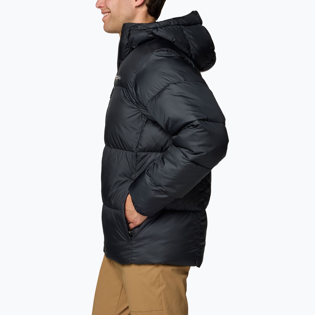 Herren Columbia Puffect II Daunenjacke mit Kapuze schwarz 5