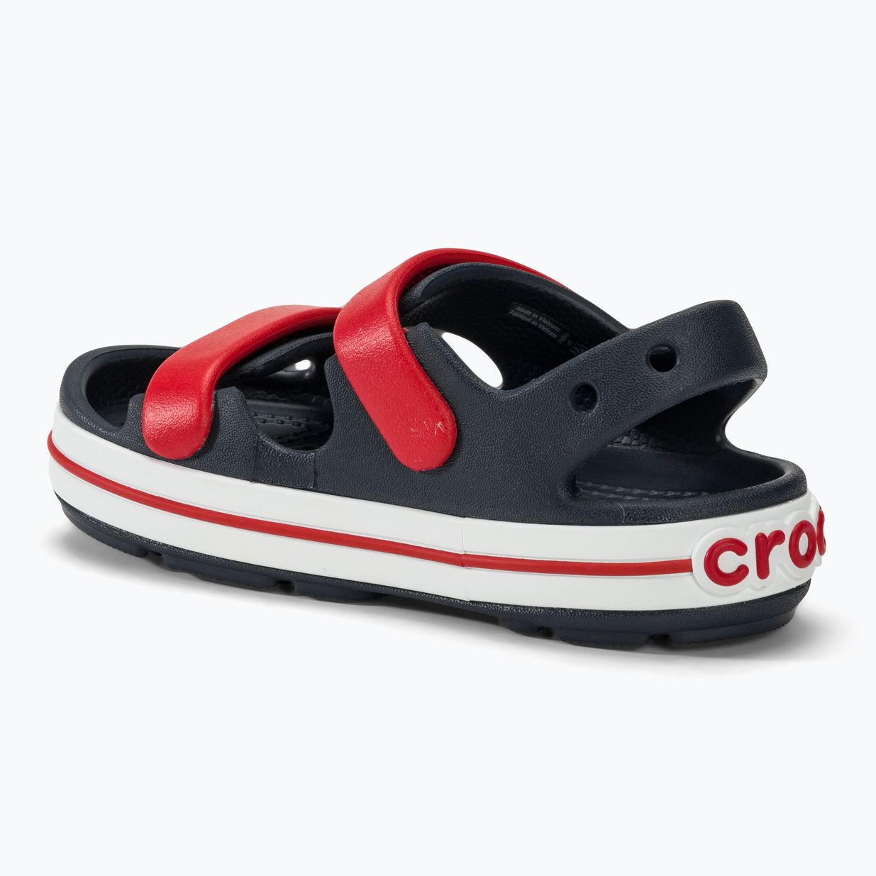 Crocs Crocband Cruiser Kinder Sandalen navy/varsity rot 3