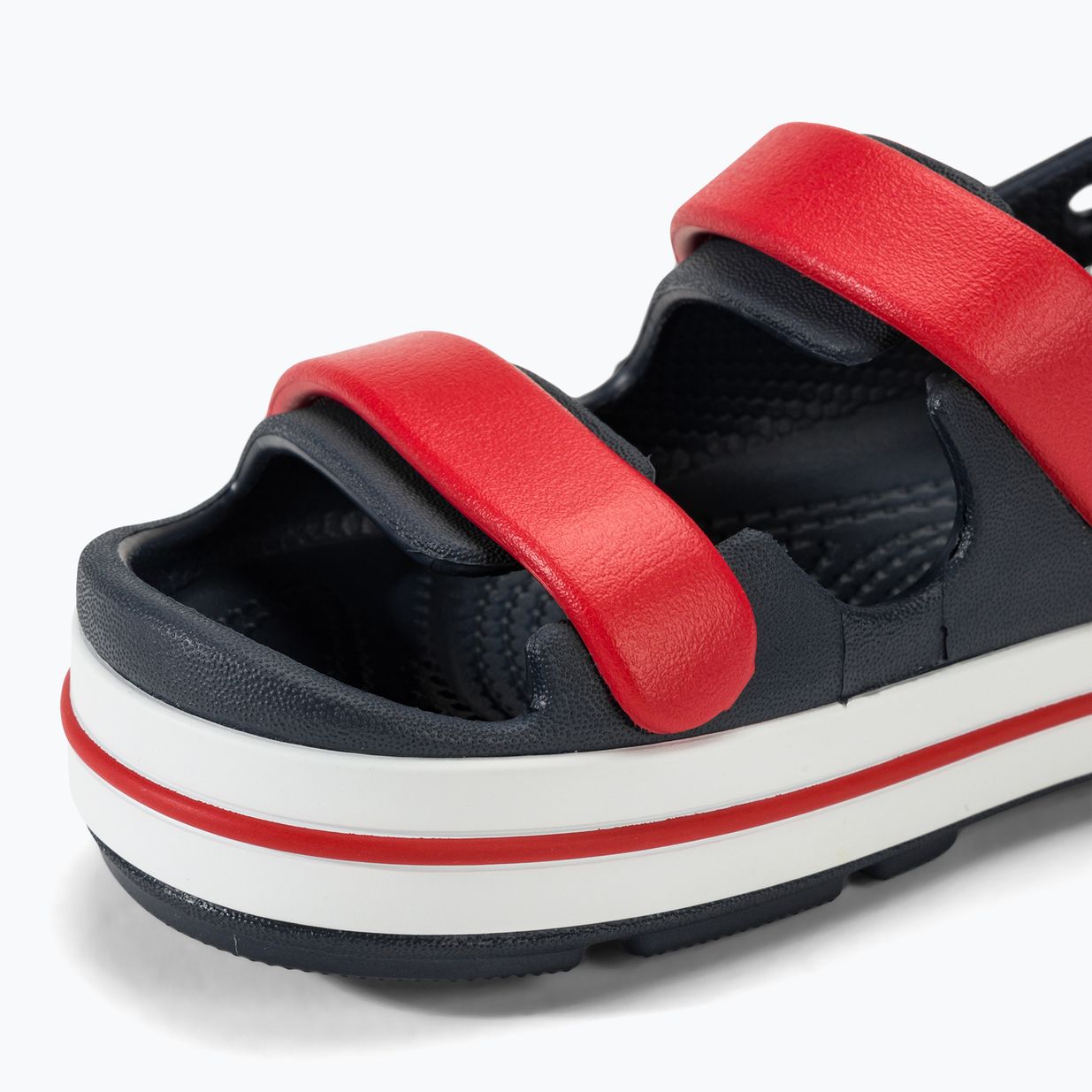 Crocs Crocband Cruiser Kinder Sandalen navy/varsity rot 7