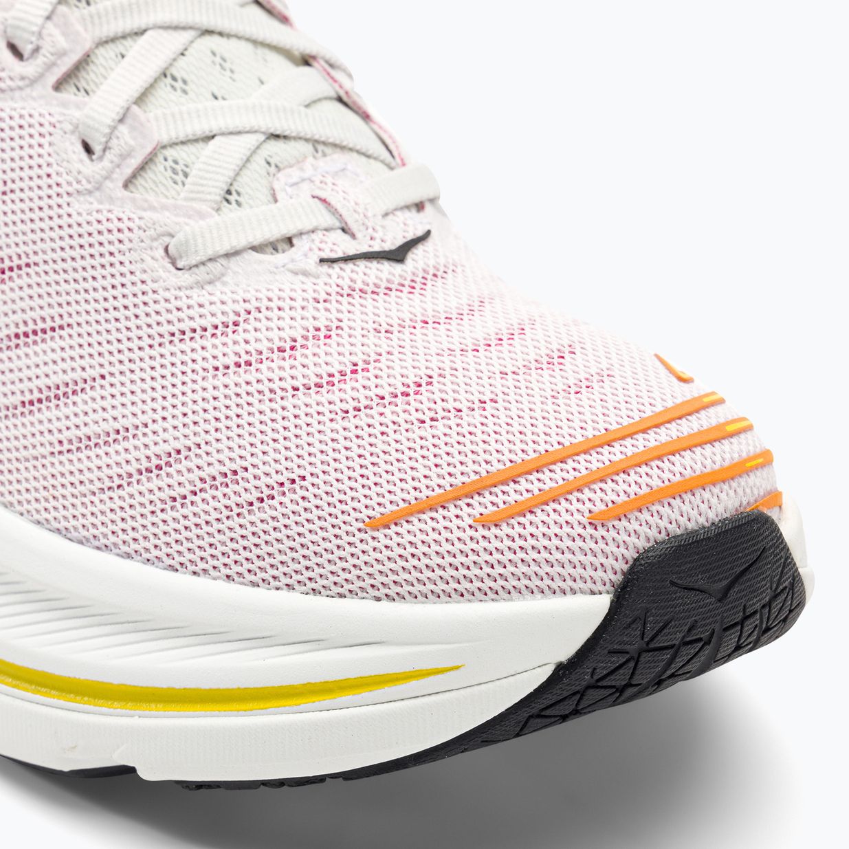 Damen Laufschuhe HOKA Bondi X blanc de blanc/rosa Schafgarbe 7