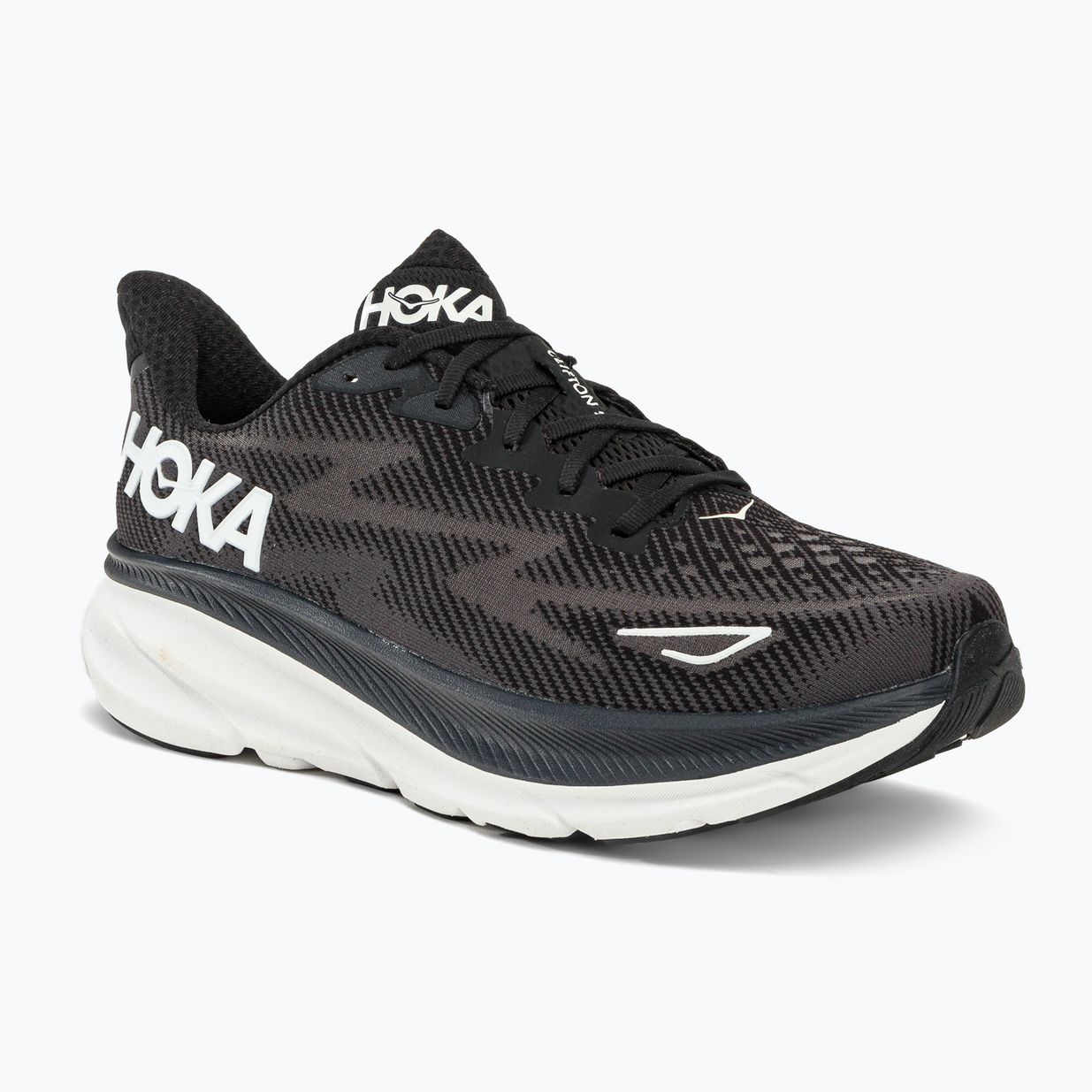 HOKA Herren Laufschuhe Clifton 9 schwarz 1127895-BWHT