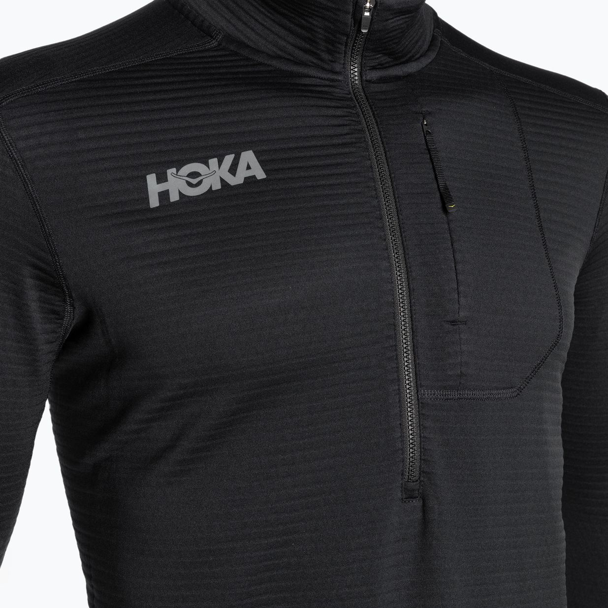 Lauf Sweatshirt Hoodie Herren HOKA 1/2 Zip black 3