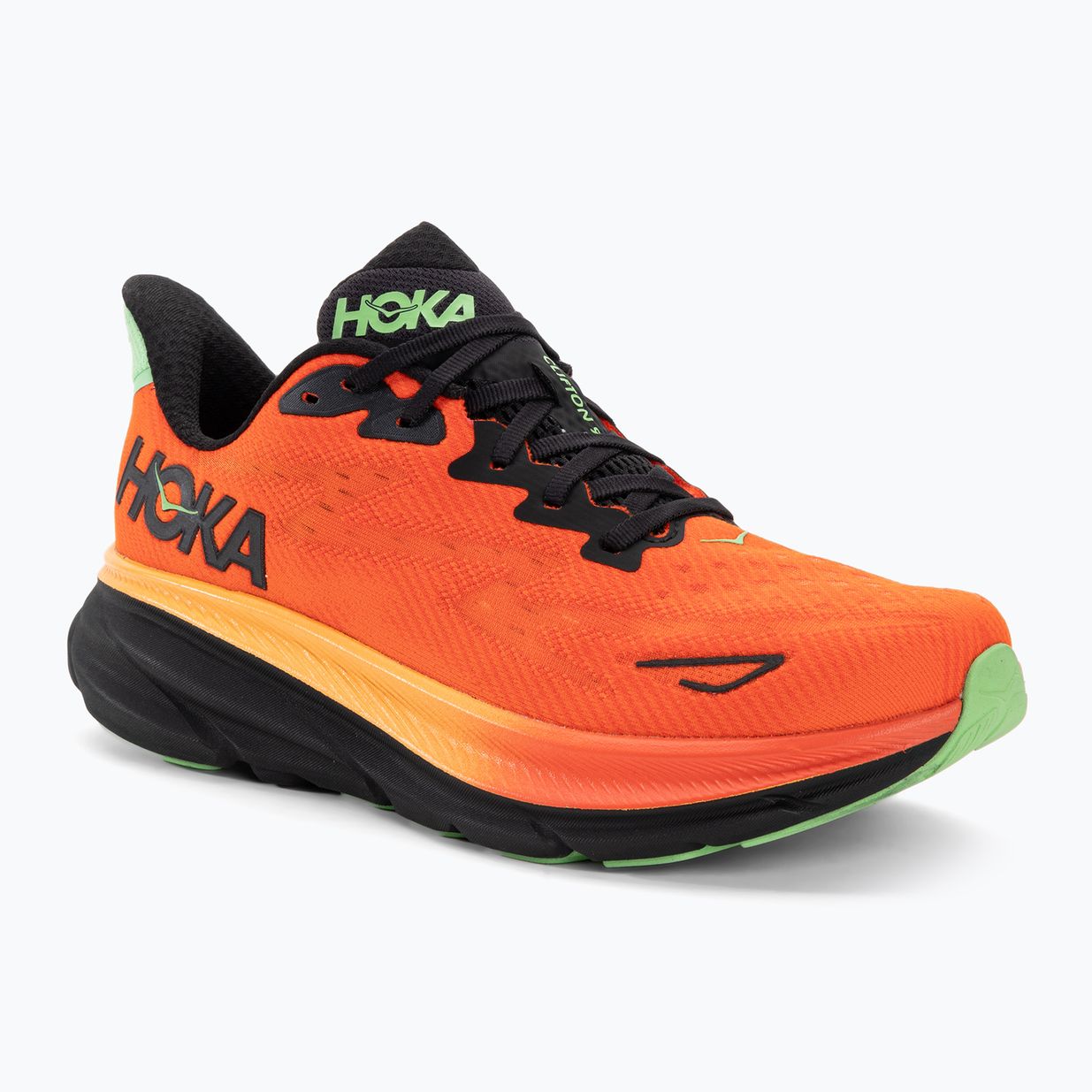 Herren Laufschuhe HOKA Clifton 9 flamme/vibrant orange