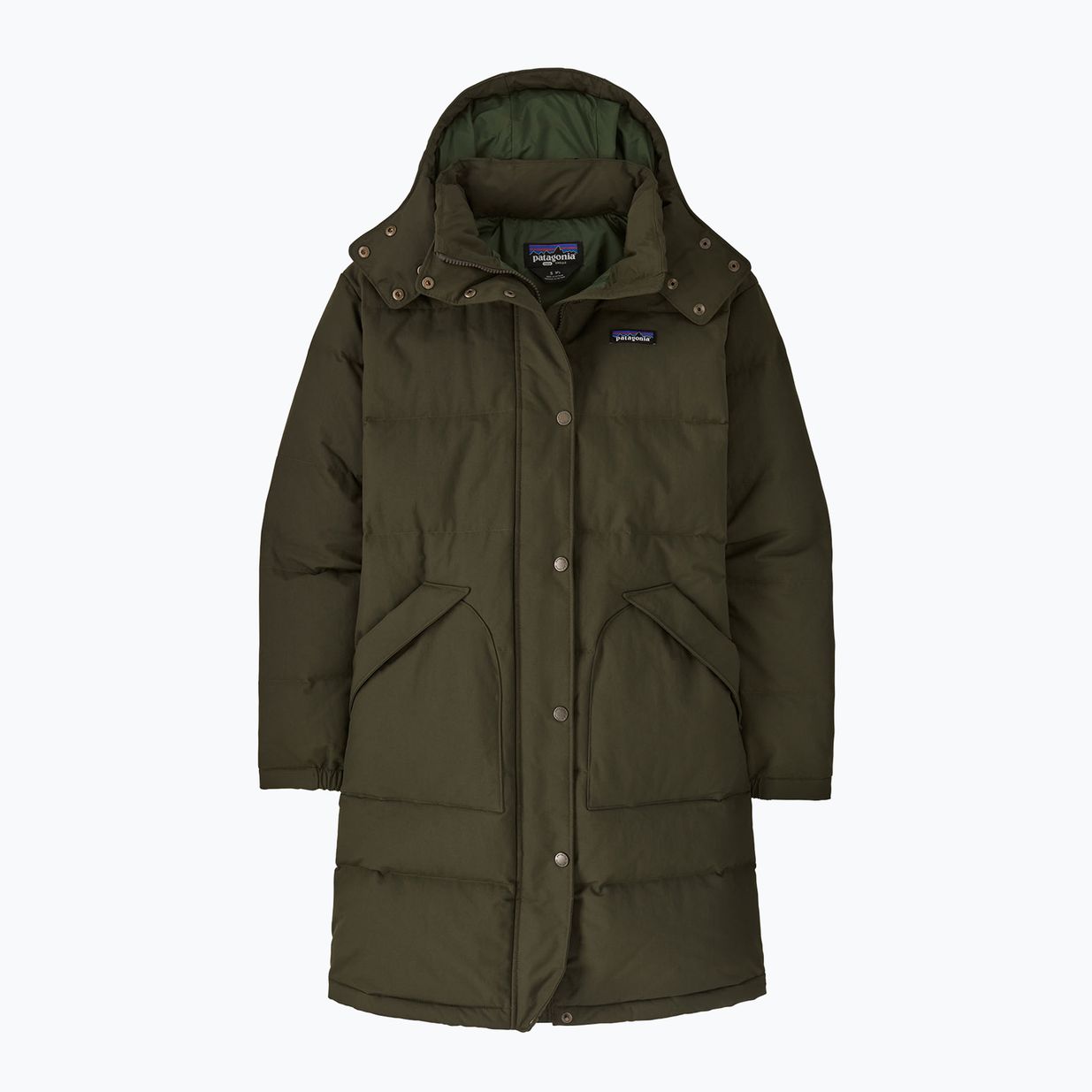 Daunenmantel Damen Patagonia Downdrift Paarka pine needle green 4