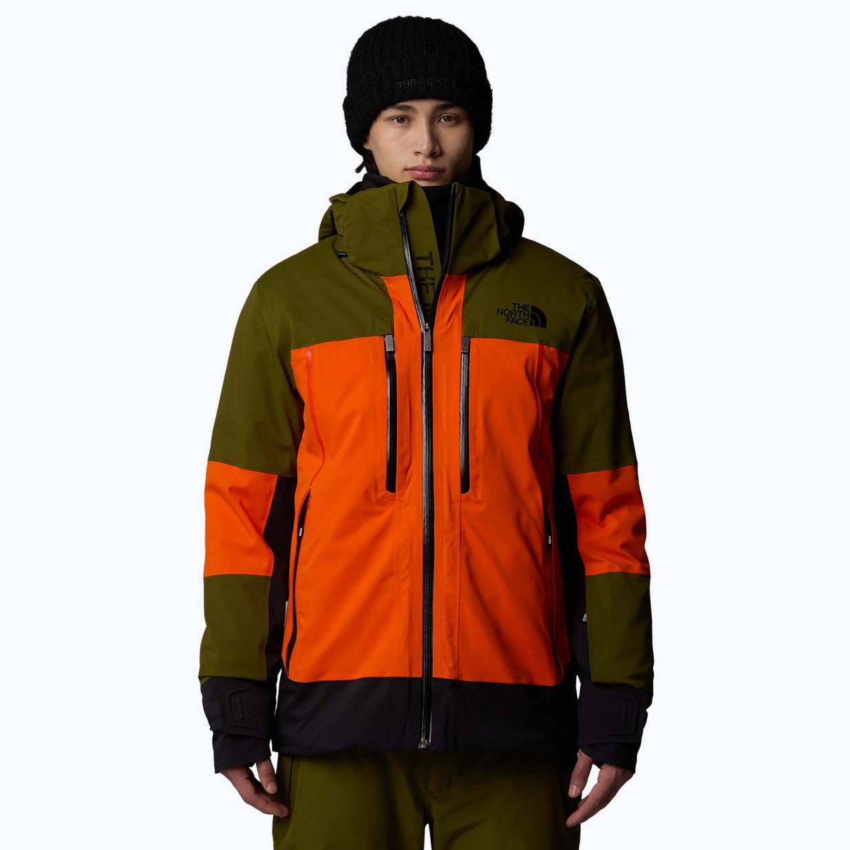 Herren Skijacke The North Face Snowsquall orange/forest olive