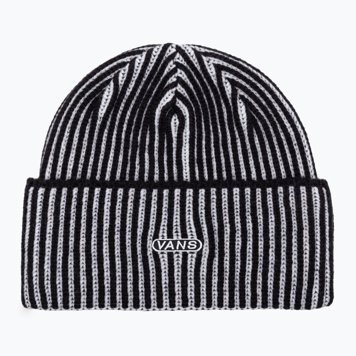 Vans Nesbit Cuff Beanie schwarz/weiss