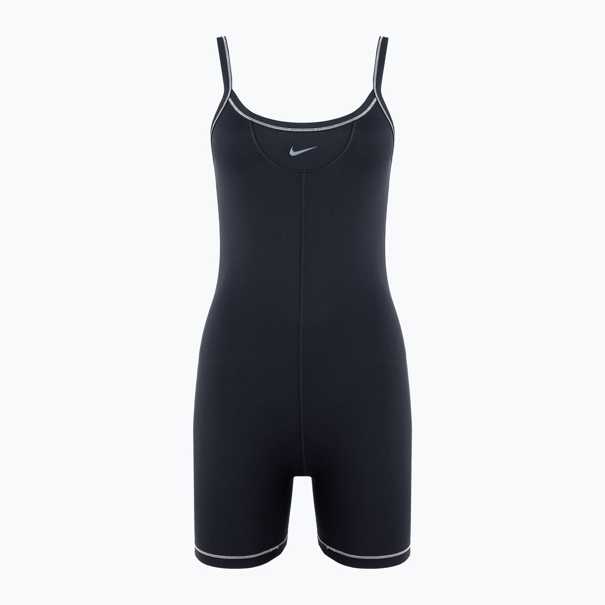 Nike One Dri-FIT Short Damen schwarz/hell orewood braun/kalt grau Jumpsuit