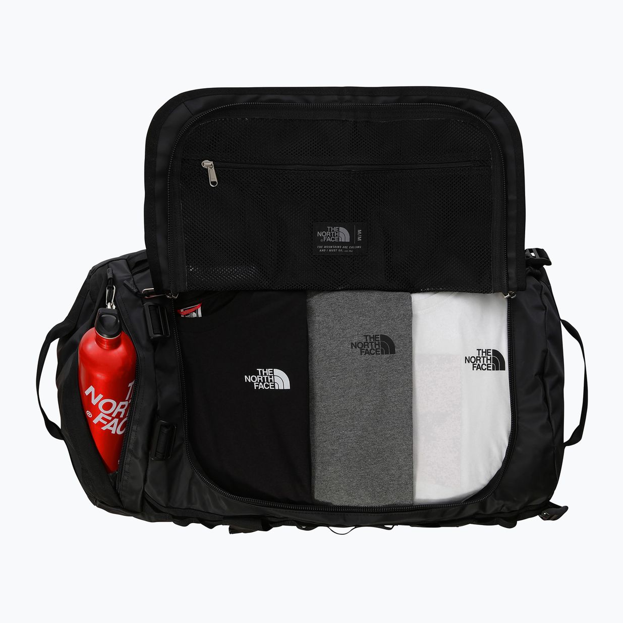 The North Face Base Camp Duffel M 71 l schwarz/weiss/npf Reisetasche 4