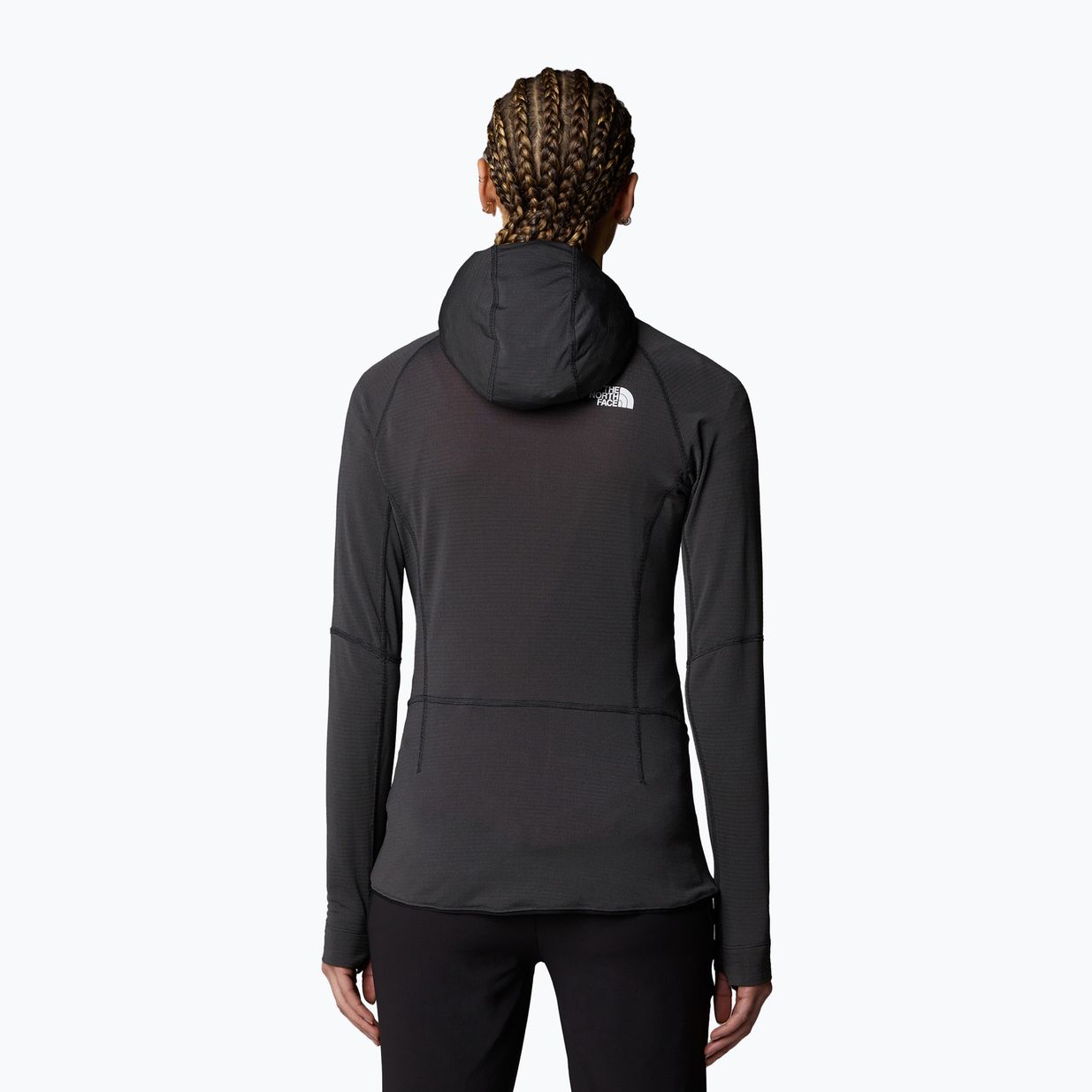 The North Face Bolt Polartec Hoodie Damen asphaltgrau/schwarz 3