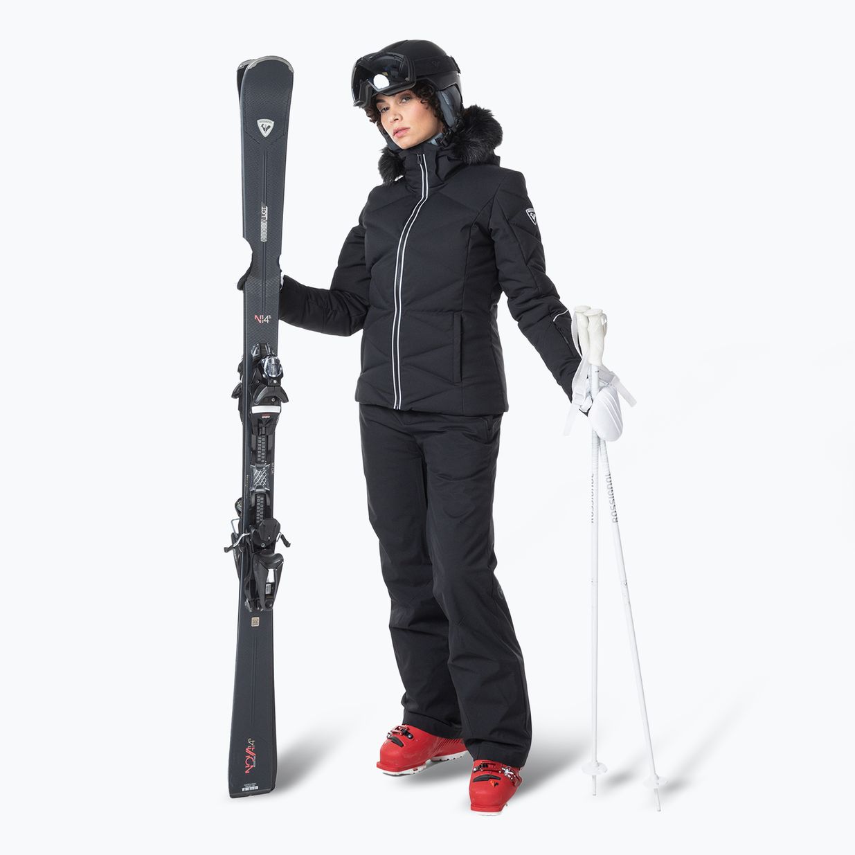 Skijacke Damen Rossignol Staci Jkt black 2