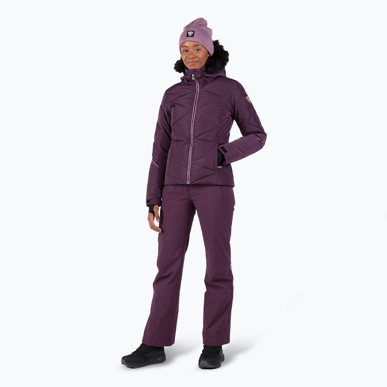 Skijacke Damen Rossignol Staci Pearly Jkt mulberry 2