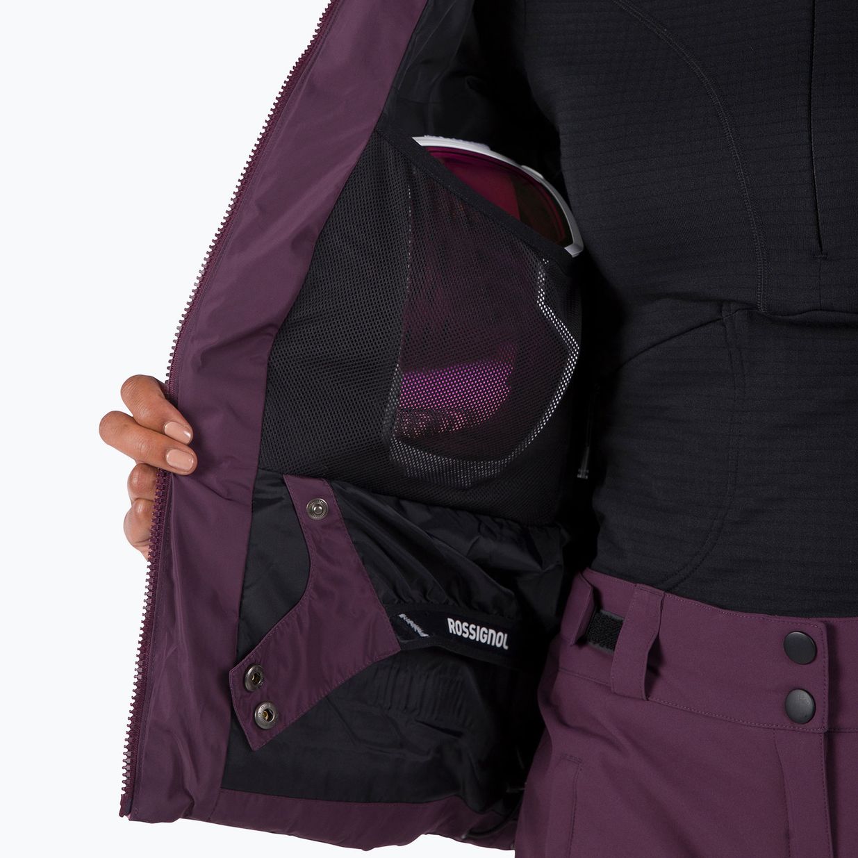 Skijacke Damen Rossignol Staci Pearly Jkt mulberry 8