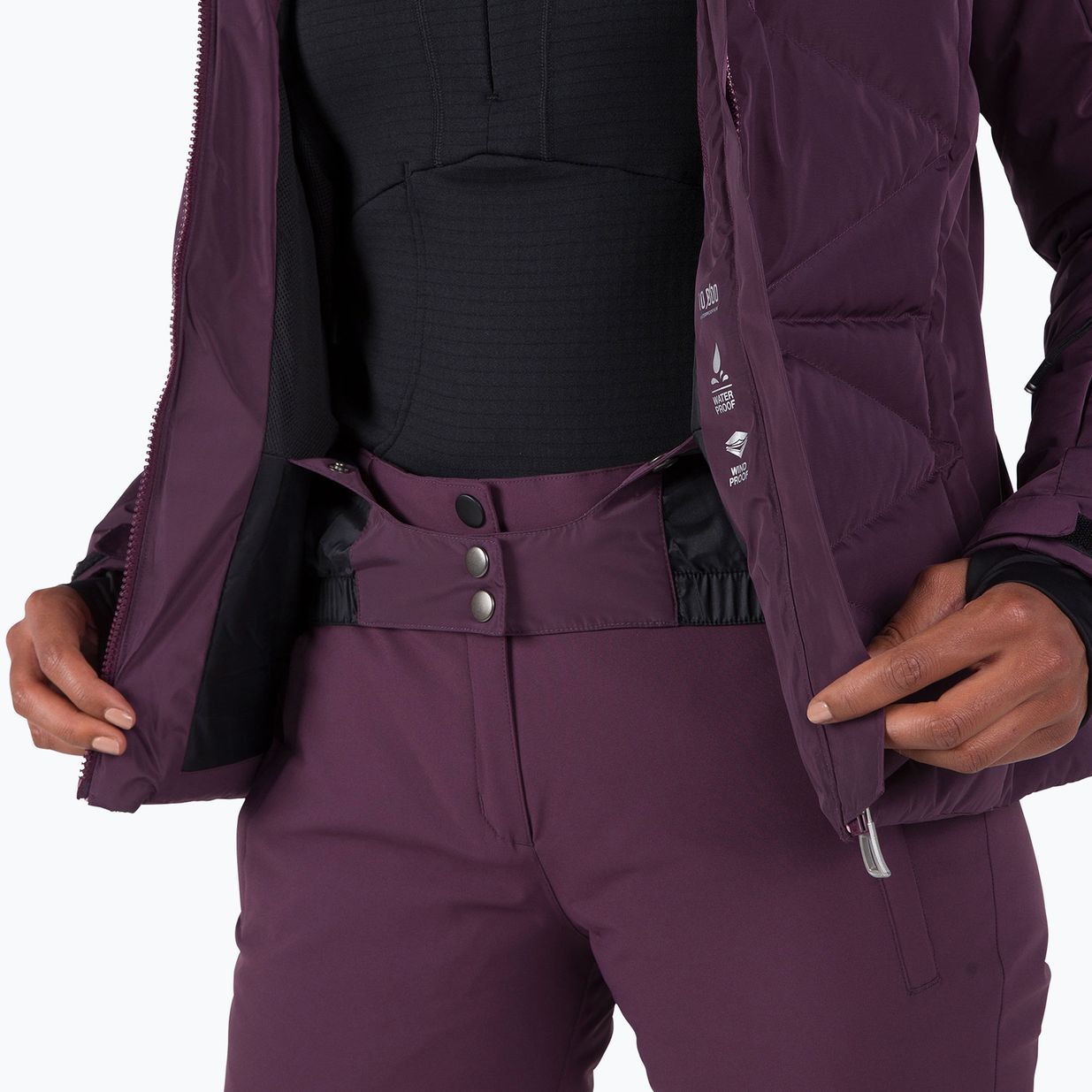 Skijacke Damen Rossignol Staci Pearly Jkt mulberry 10