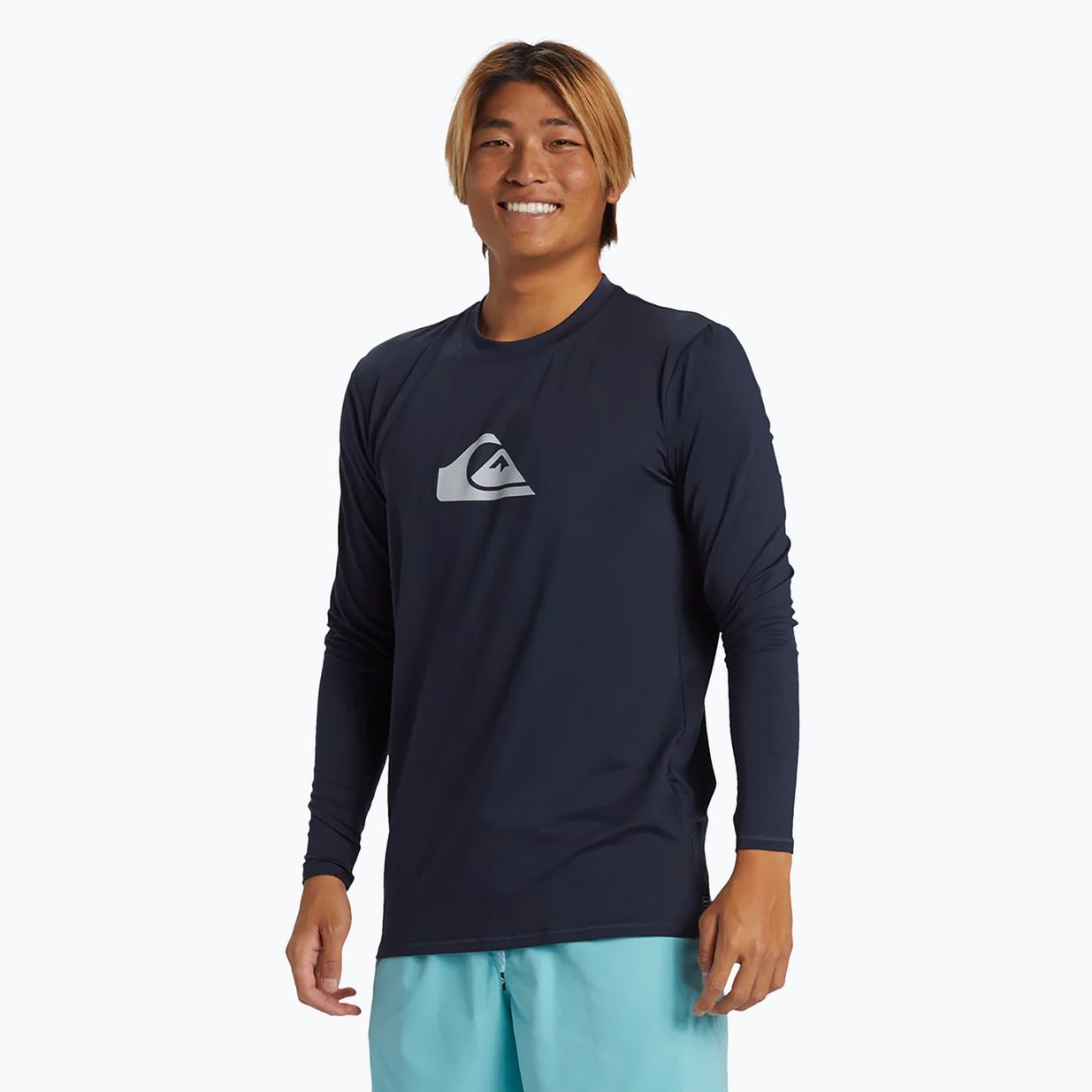 Herren Quiksilver Everyday Surf Tee Schwimmen Longsleeve Dunkelmarine 2