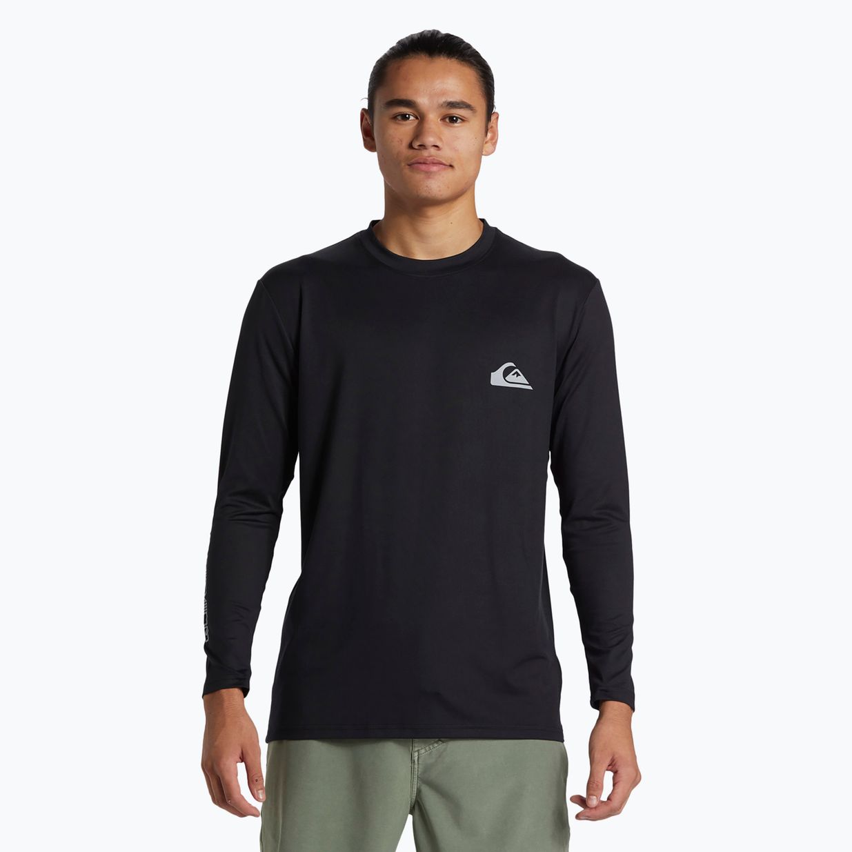 Herren Quiksilver Everyday Surf Tee Schwimmen Longsleeve schwarz