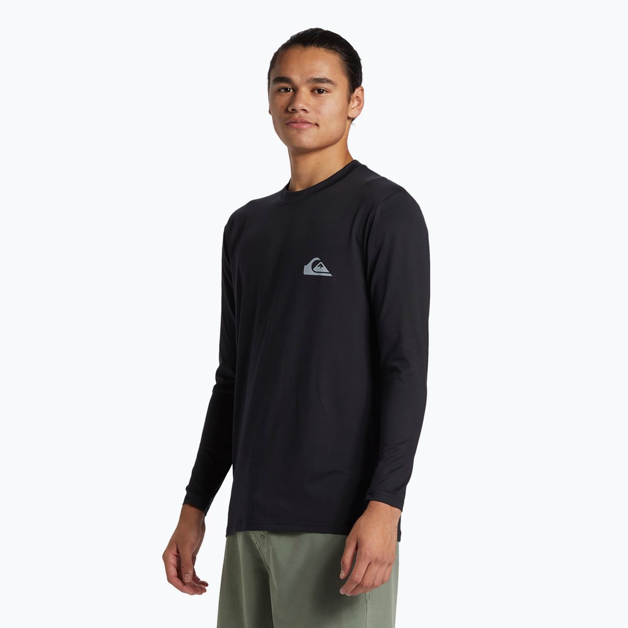 Herren Quiksilver Everyday Surf Tee Schwimmen Longsleeve schwarz 3