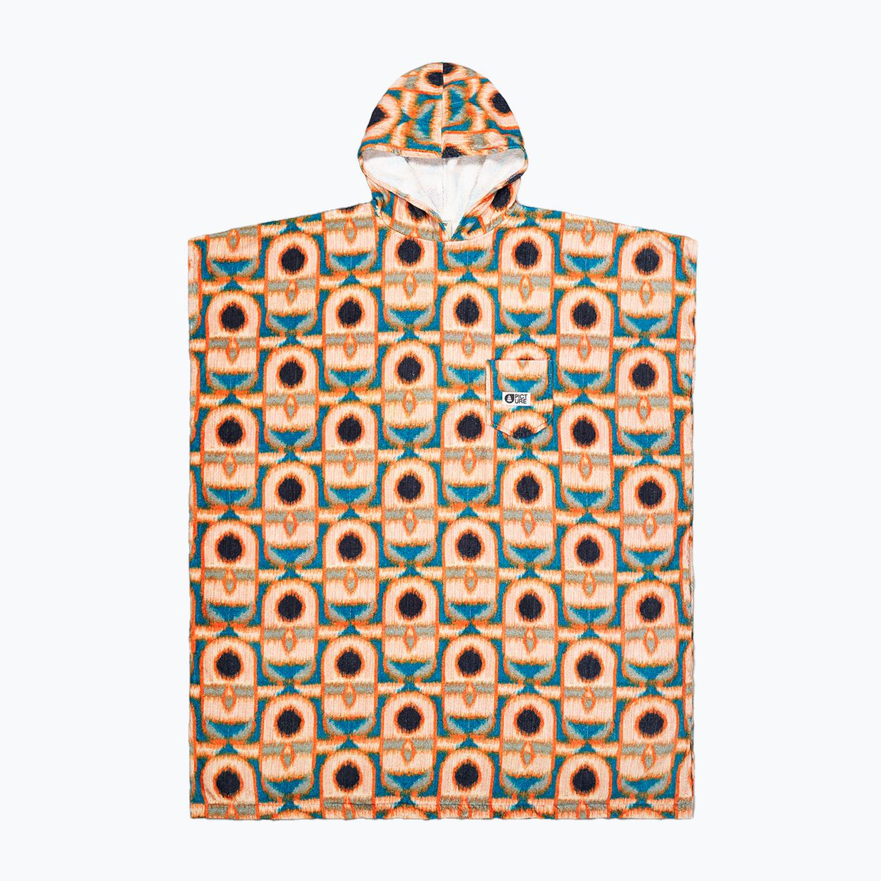 Poncho Picture Landsom tiki print