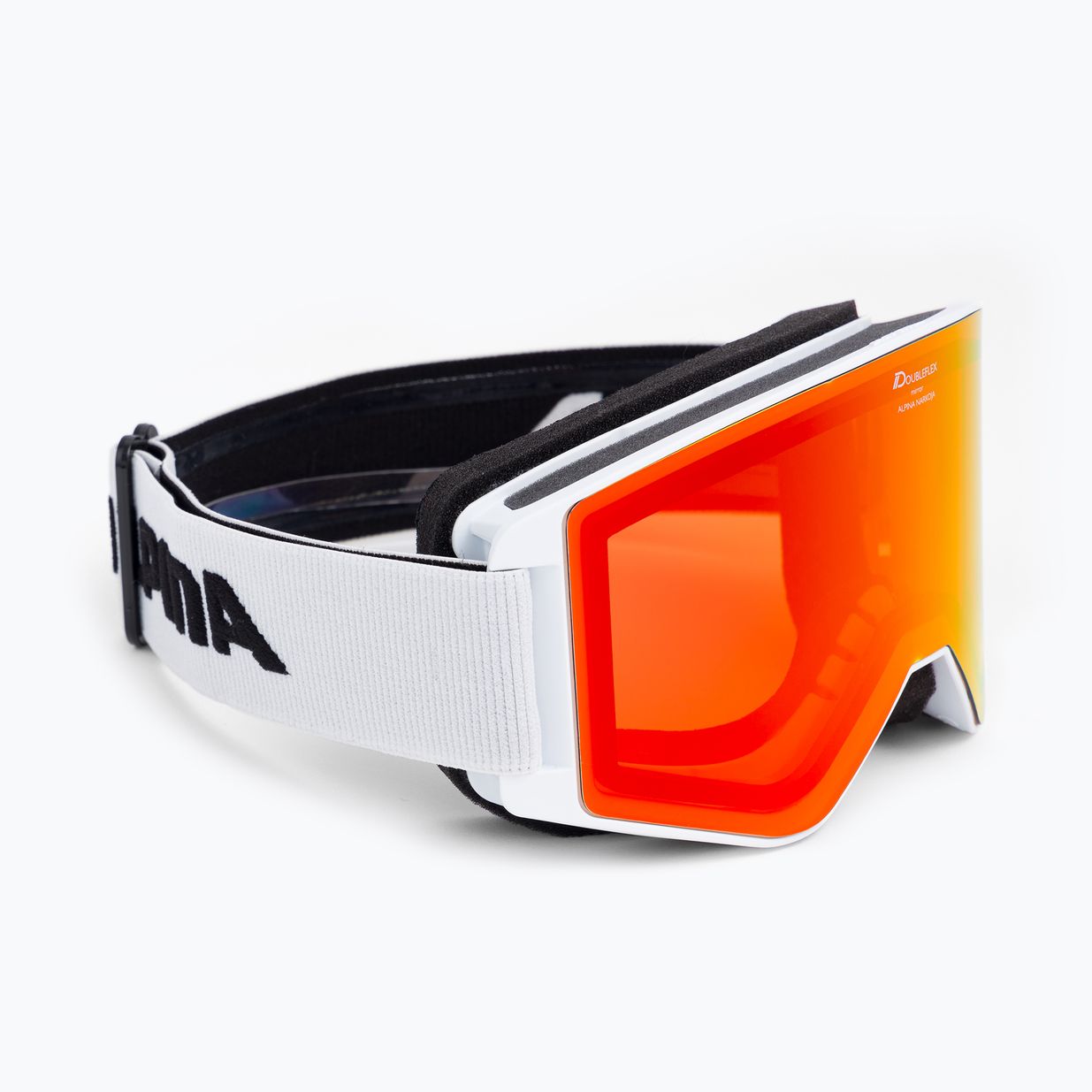 Skibrille Alpina Narkoja Q-Lite white/orange