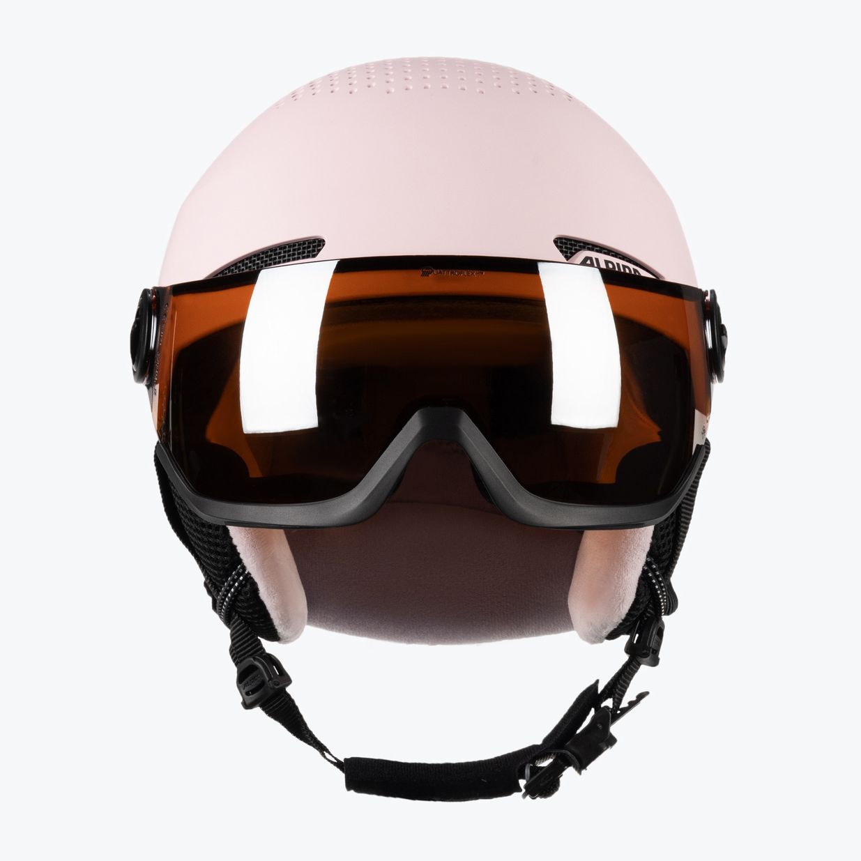 Skihelme für Kinder Alpina Zupo Visor Q-Lite rose matt 2