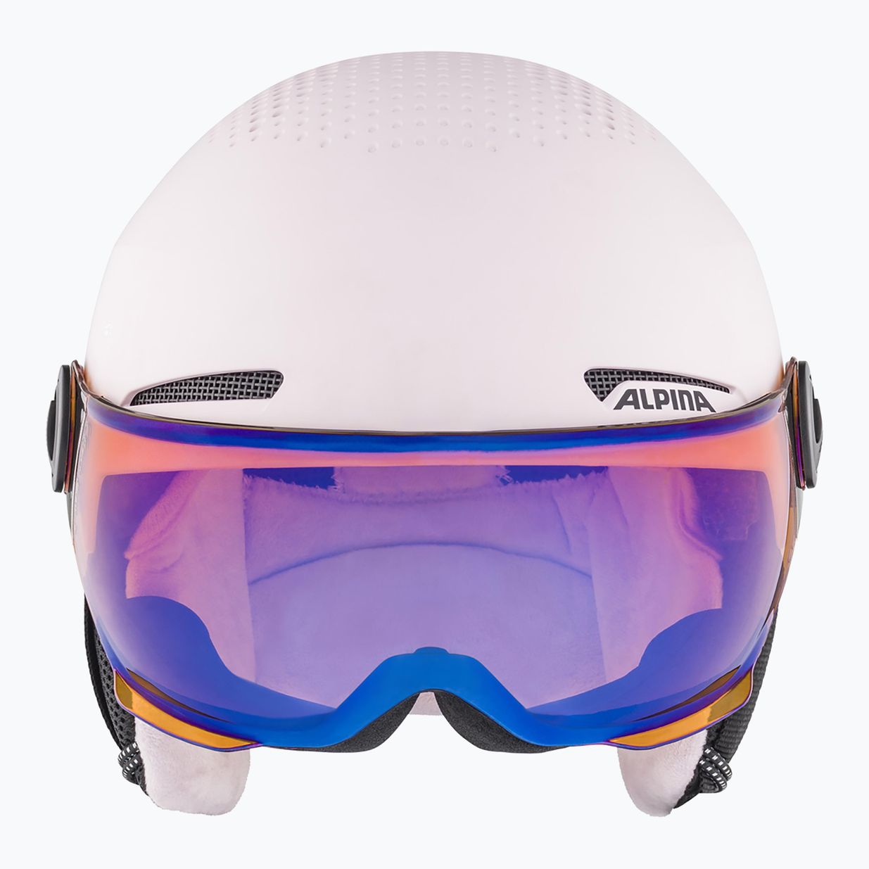 Skihelme für Kinder Alpina Zupo Visor Q-Lite rose matt 10