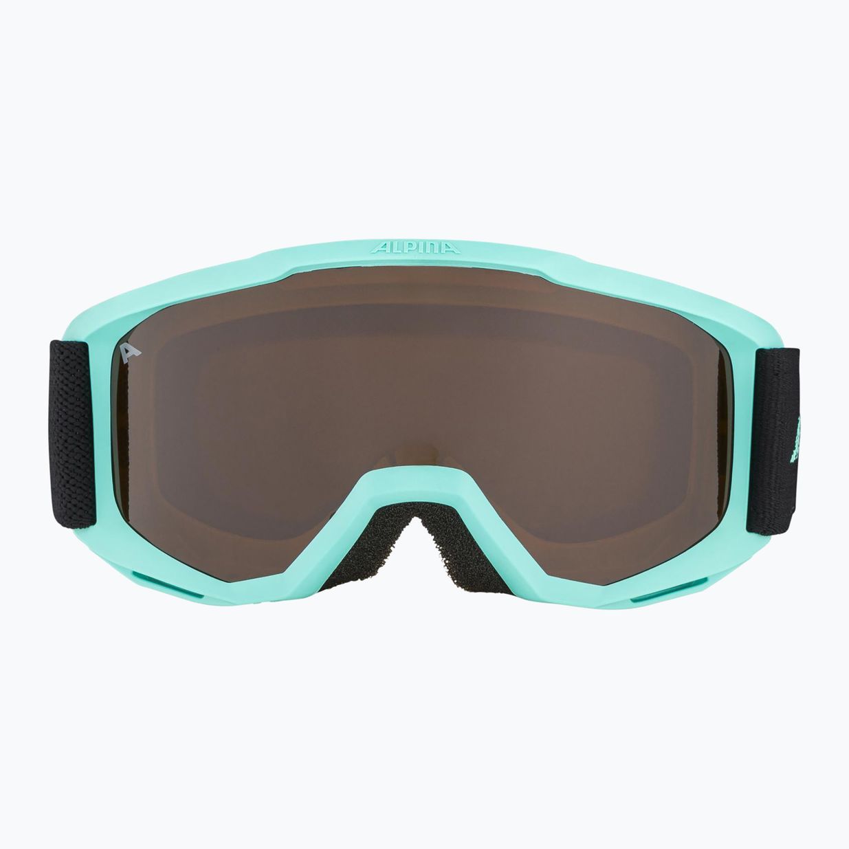 Alpina Piney Kinder-Skibrille aqua matt/ orange 2