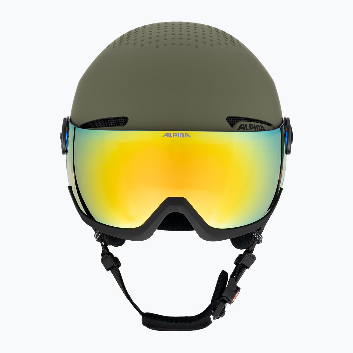 Alpina Arber Visor Q Lite Skihelm oliv matt 2