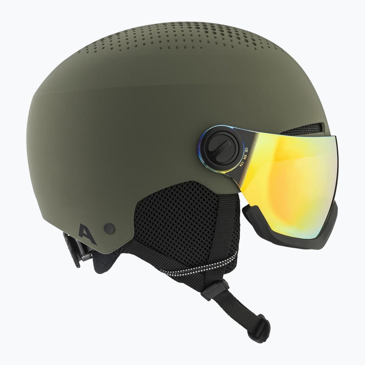 Alpina Arber Visor Q Lite Skihelm oliv matt 9