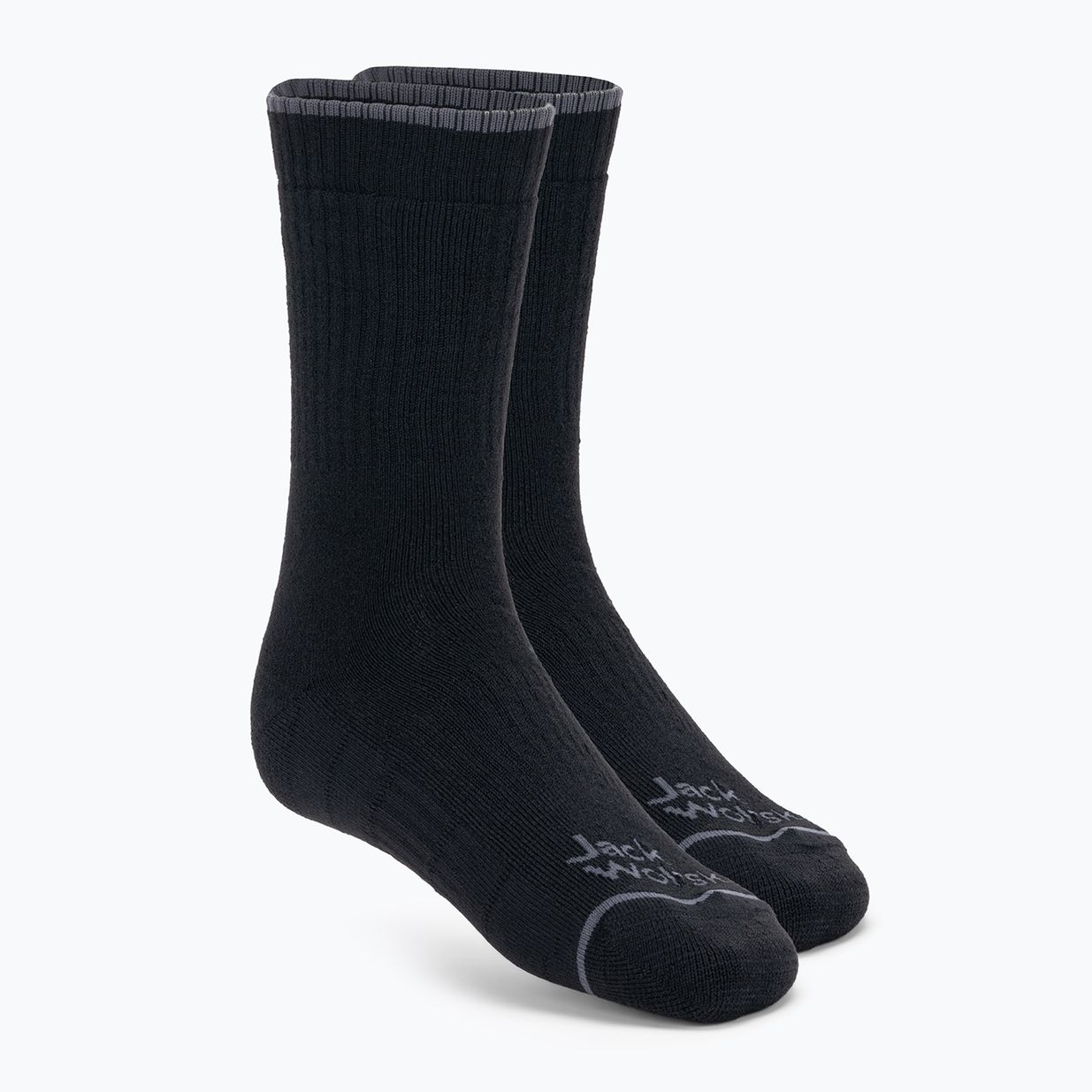 Jack Wolfskin Trek Merino CL C Trekkingsocken schwarz