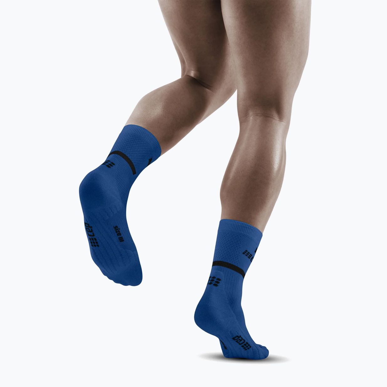 CEP Herren Kompressions-Laufsocken 4.0 Mid Cut blau 7