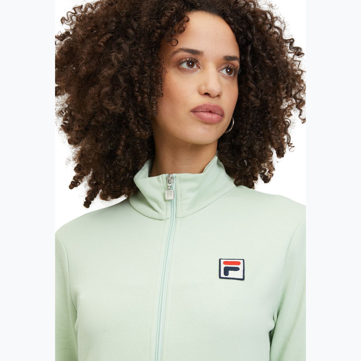 Damen Hoodie Sweatshirt FILA Lubna smoke green 4