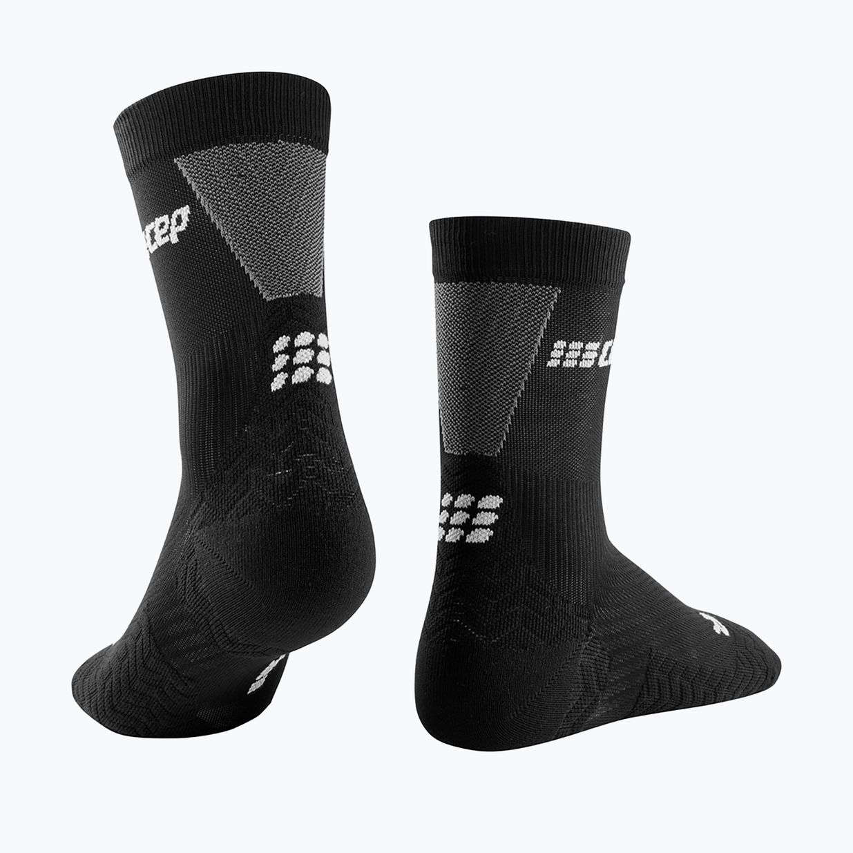 CEP Women's Compression Socks Ultralight Mid Cut schwarz/grau 2