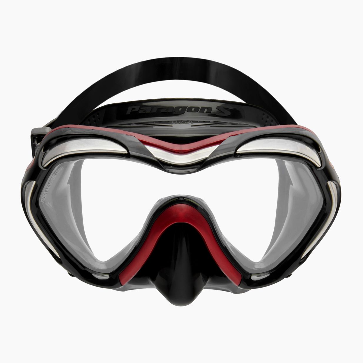 TUSA Paragon S Maske Tauchmaske rot M-1007 2