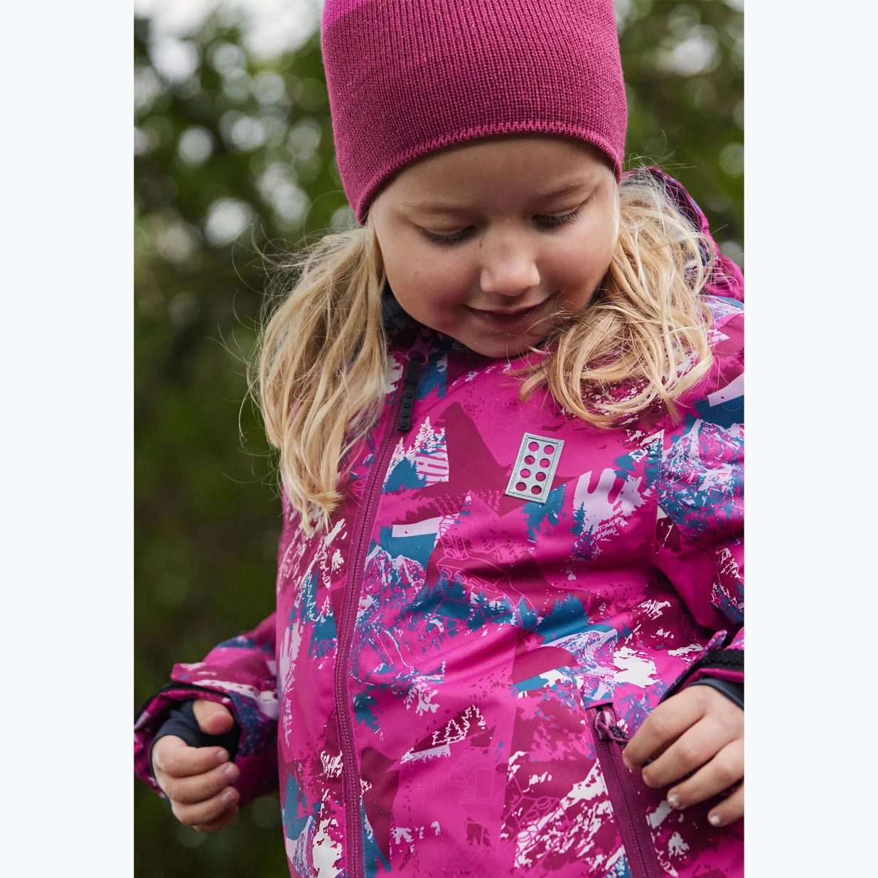 Skijacke Kinder LEGO Lwjad 710 dark pink 6