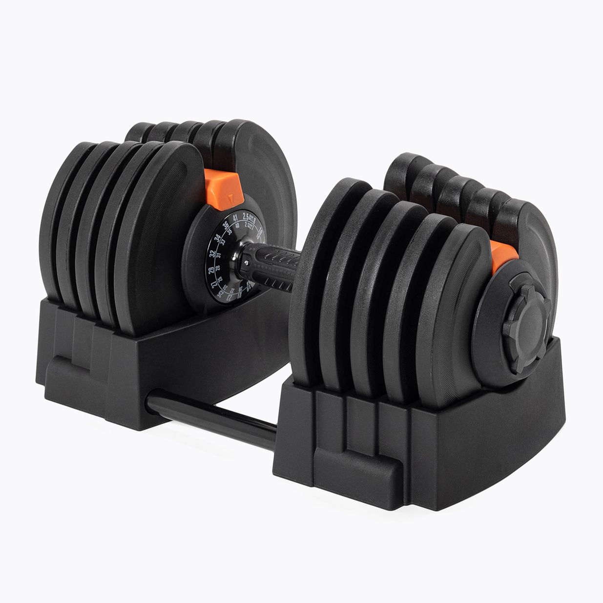 Kurzhantel/ Langhantel 2in1 TREXO TRX-ABD40 1-40 kg schwarz/orange 2