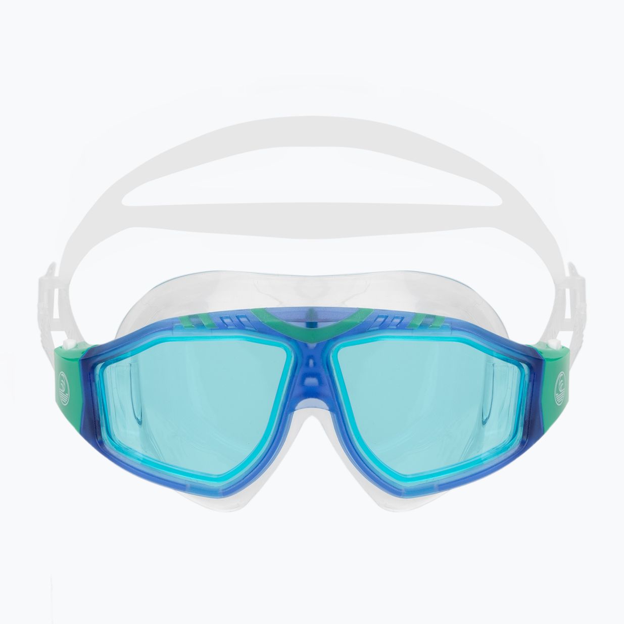 Kinderschwimmmaske AQUASTIC Mako Jr blau 2