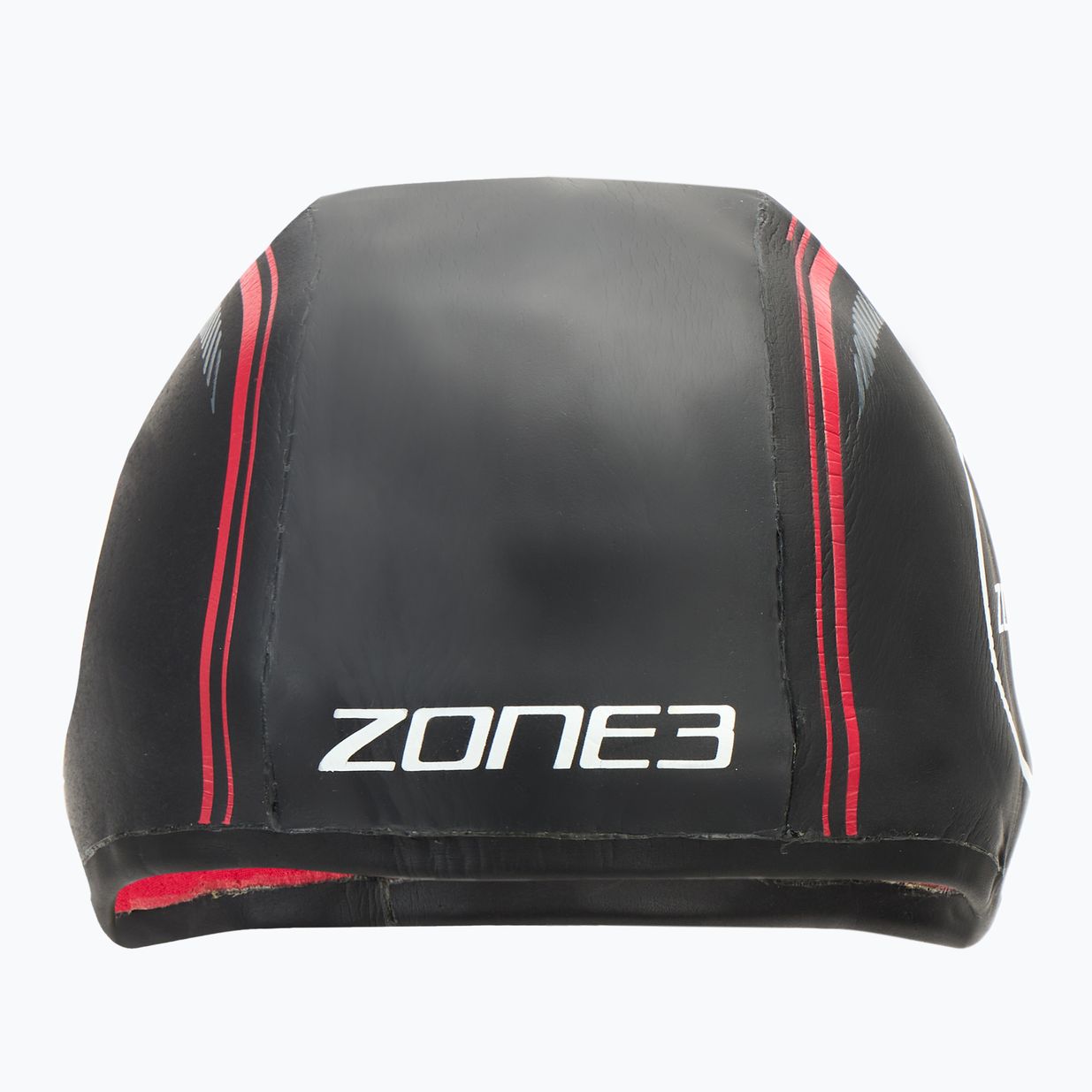 Neoprenhaube ZONE3 Neoprene Strapless Swim black/ red 2