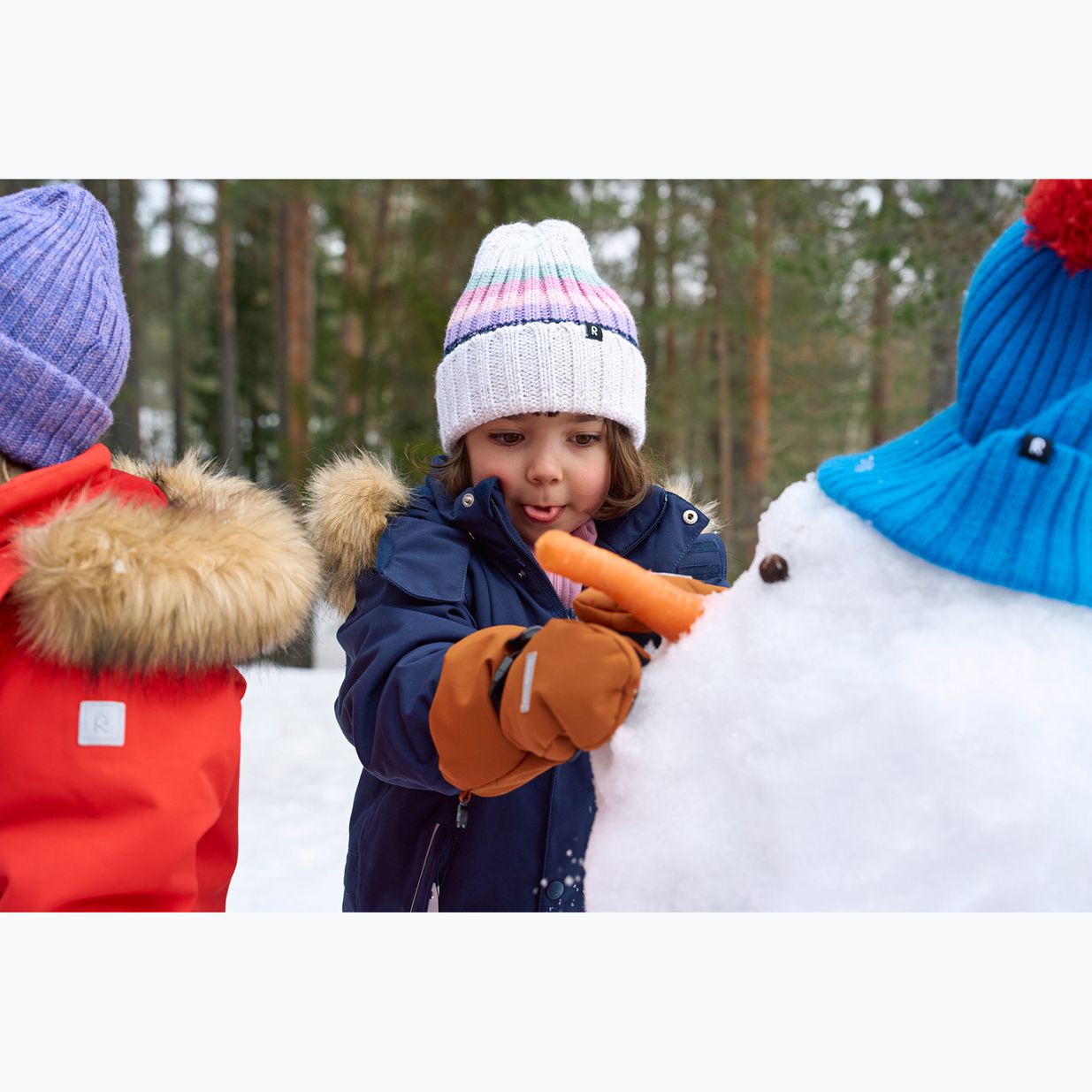 Wintermütze Kinder Reima Vilke white 6