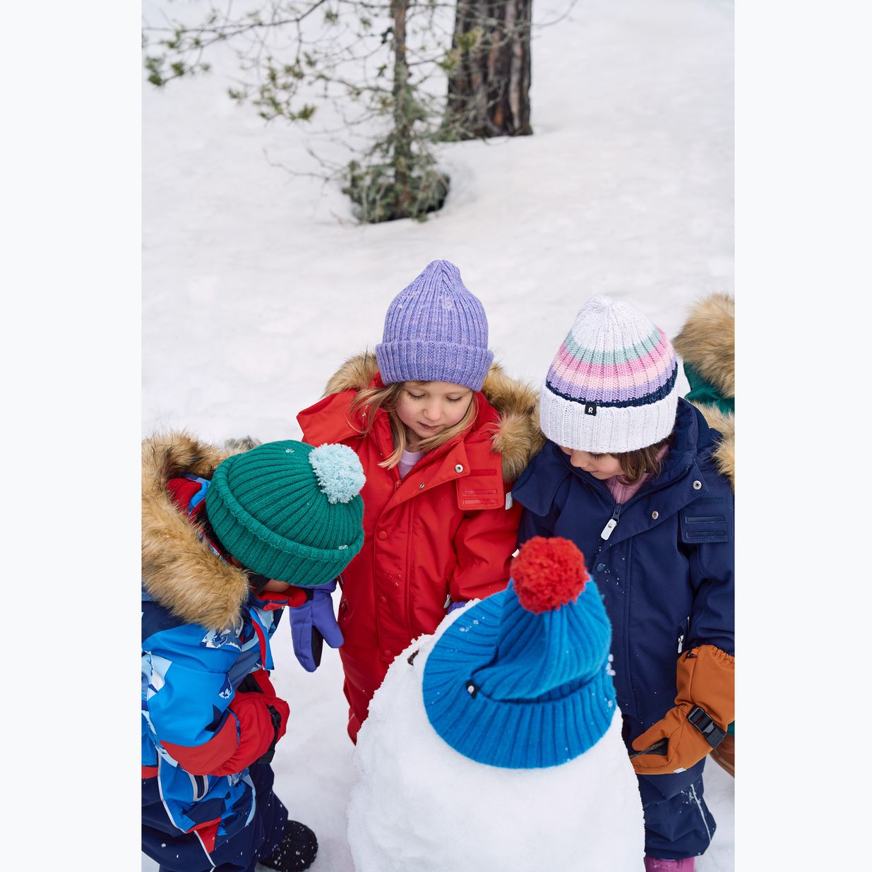 Wintermütze Kinder Reima Vilke white 9