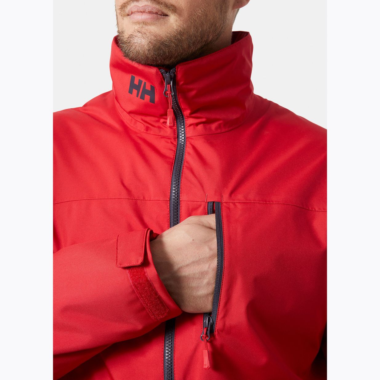 Herren Segeljacke Helly Hansen Crew Midlayer 2 rot 3