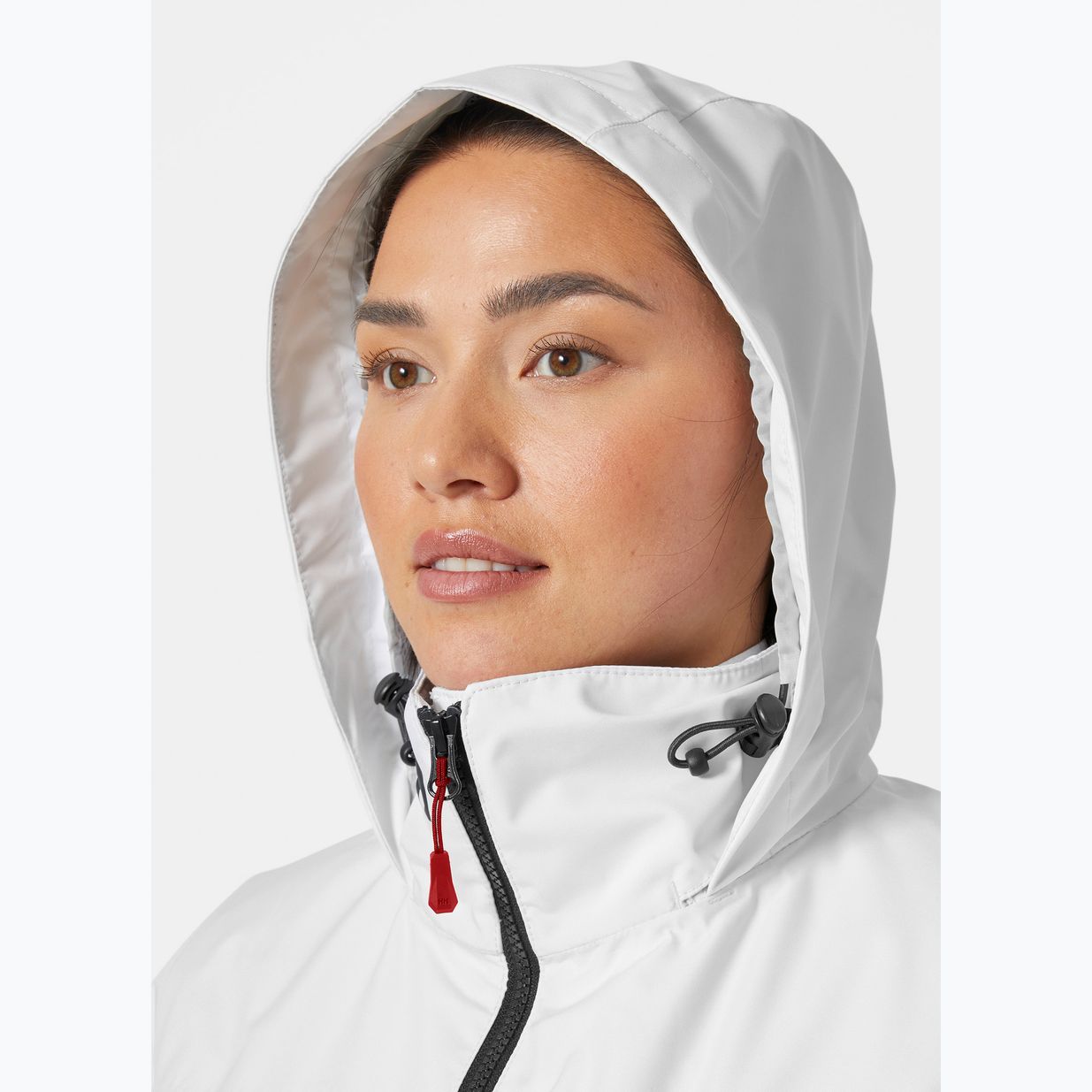 Damen Segeljacke Helly Hansen Crew Hooded Midlayer 2.0 weiß 3