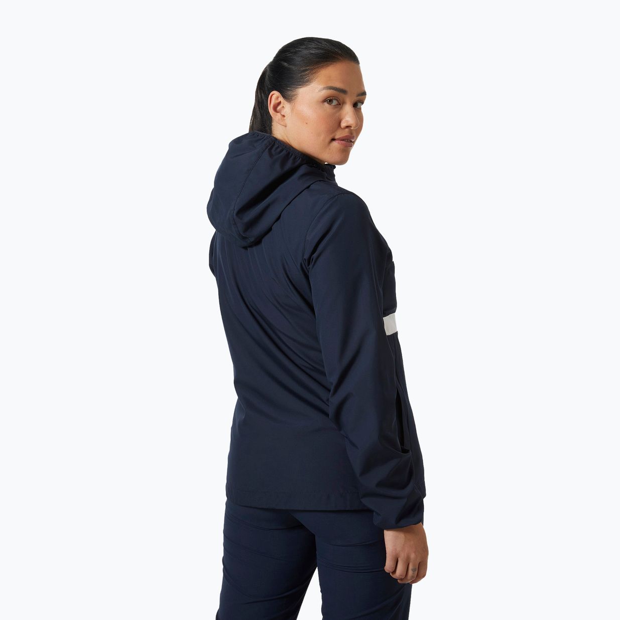 Damen Segeljacke Helly Hansen Salt Stripe Windbreaker navy 2