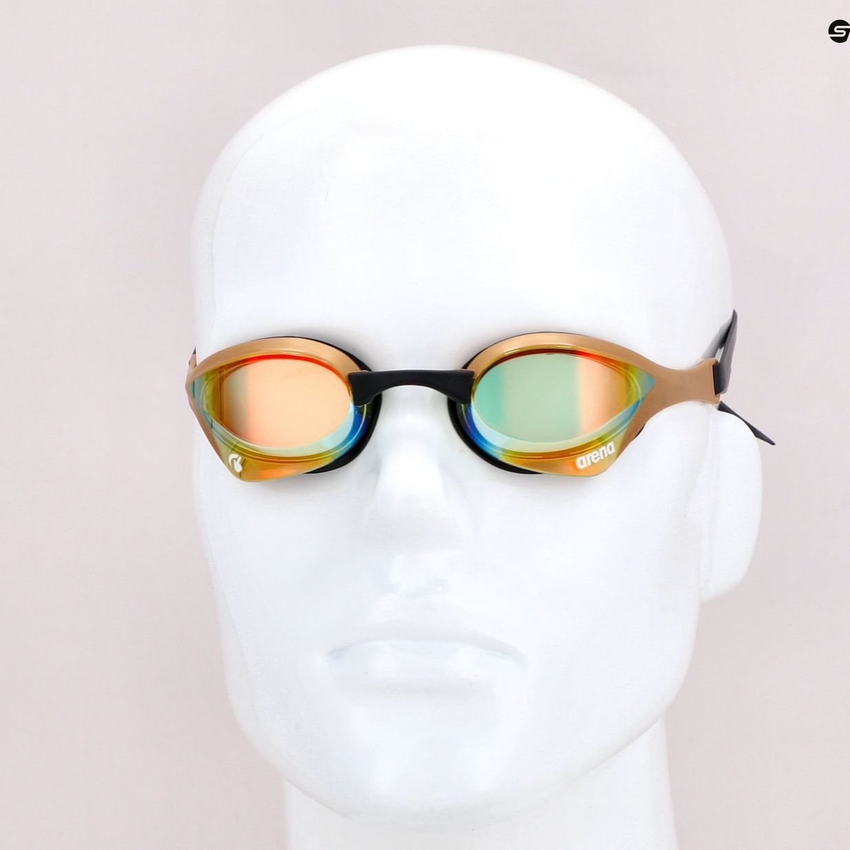 Schwimmbrille arena Cobra Ultra Swipe Mirror Yellow Copper/Gold 257/33 8