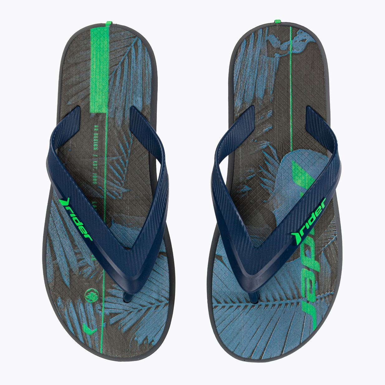 RIDER R1 Energy Kinder-Flip-Flops schwarz/blau 8